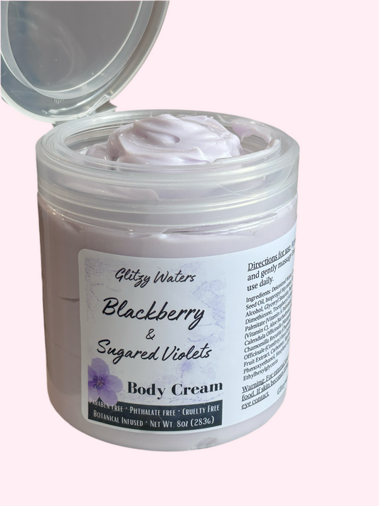 Blackberry & Sugared Violets Body Cream