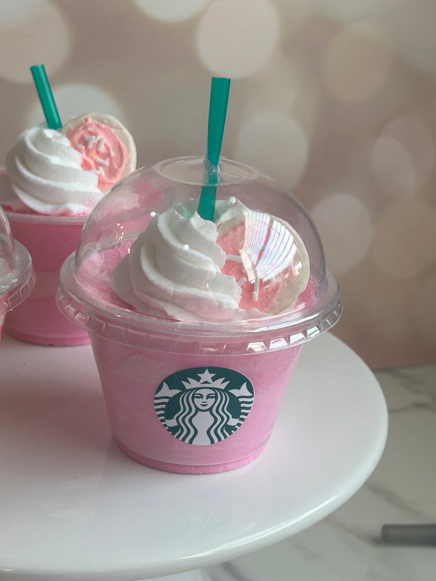 Pink Sugar Latte Bath Bomb