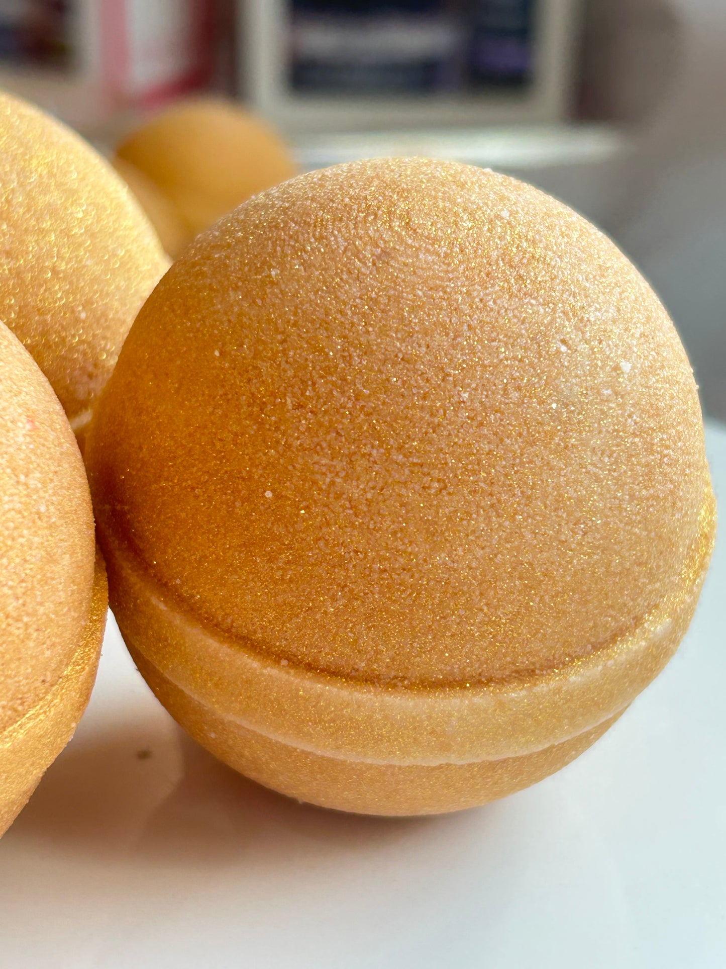 Warm Golden Sugar Bath Bomb