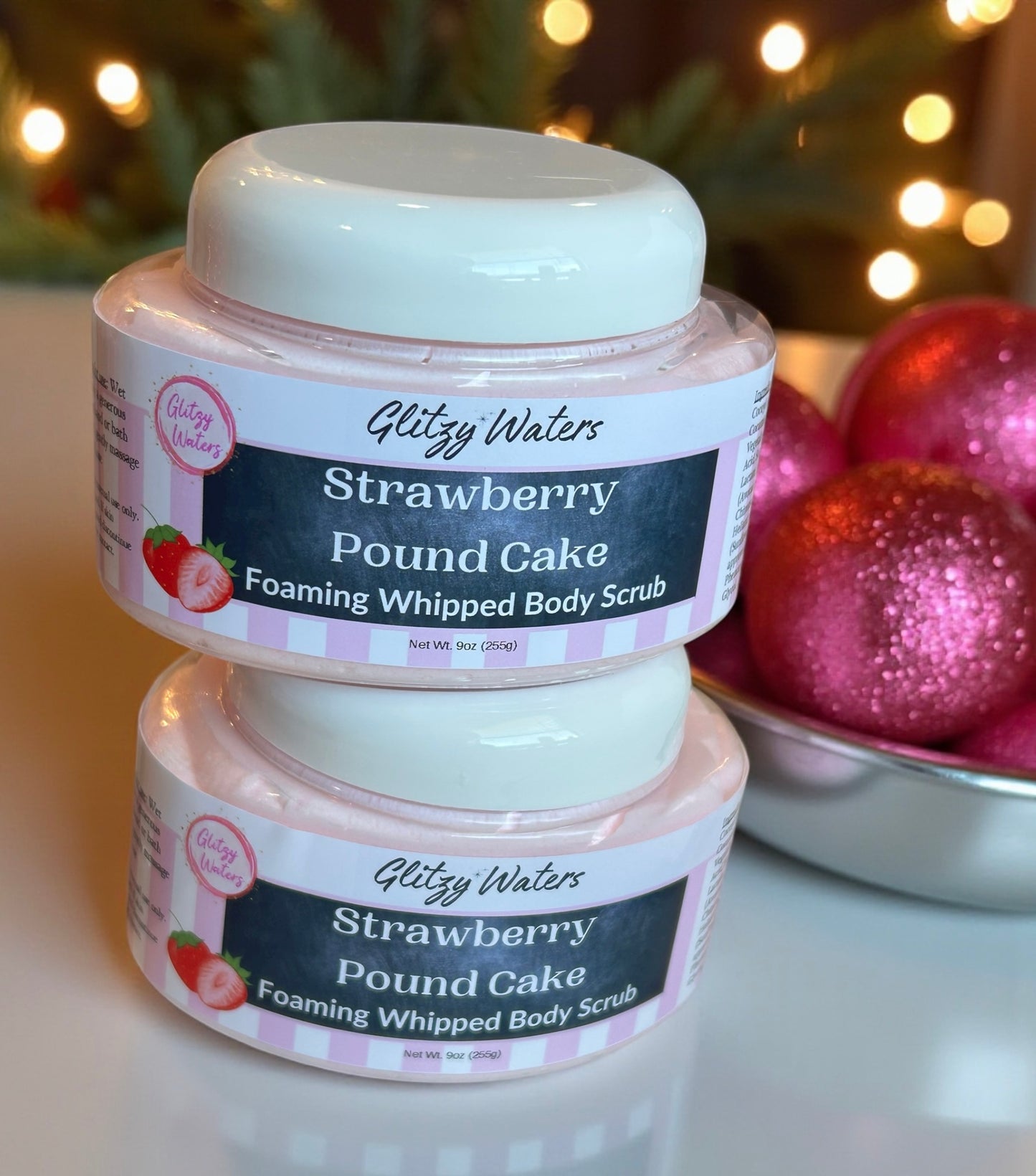 Strawberry Pound Cake Sugar Scrub