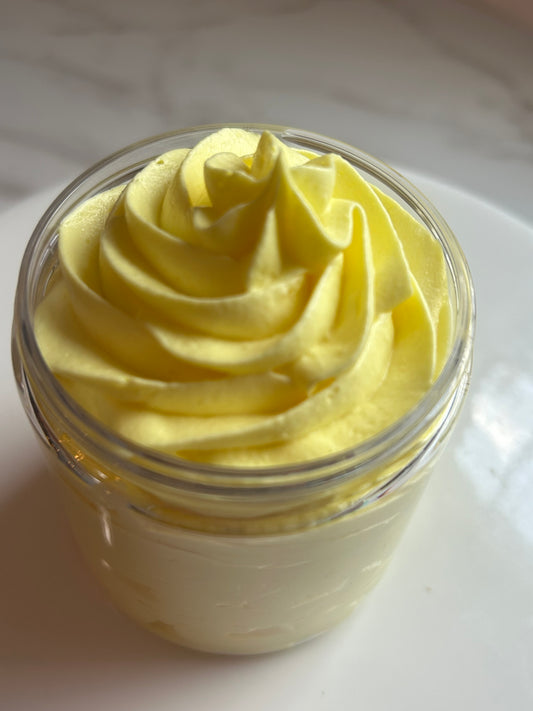 Lemon Pound Cake Body Frosting Whipped Soap