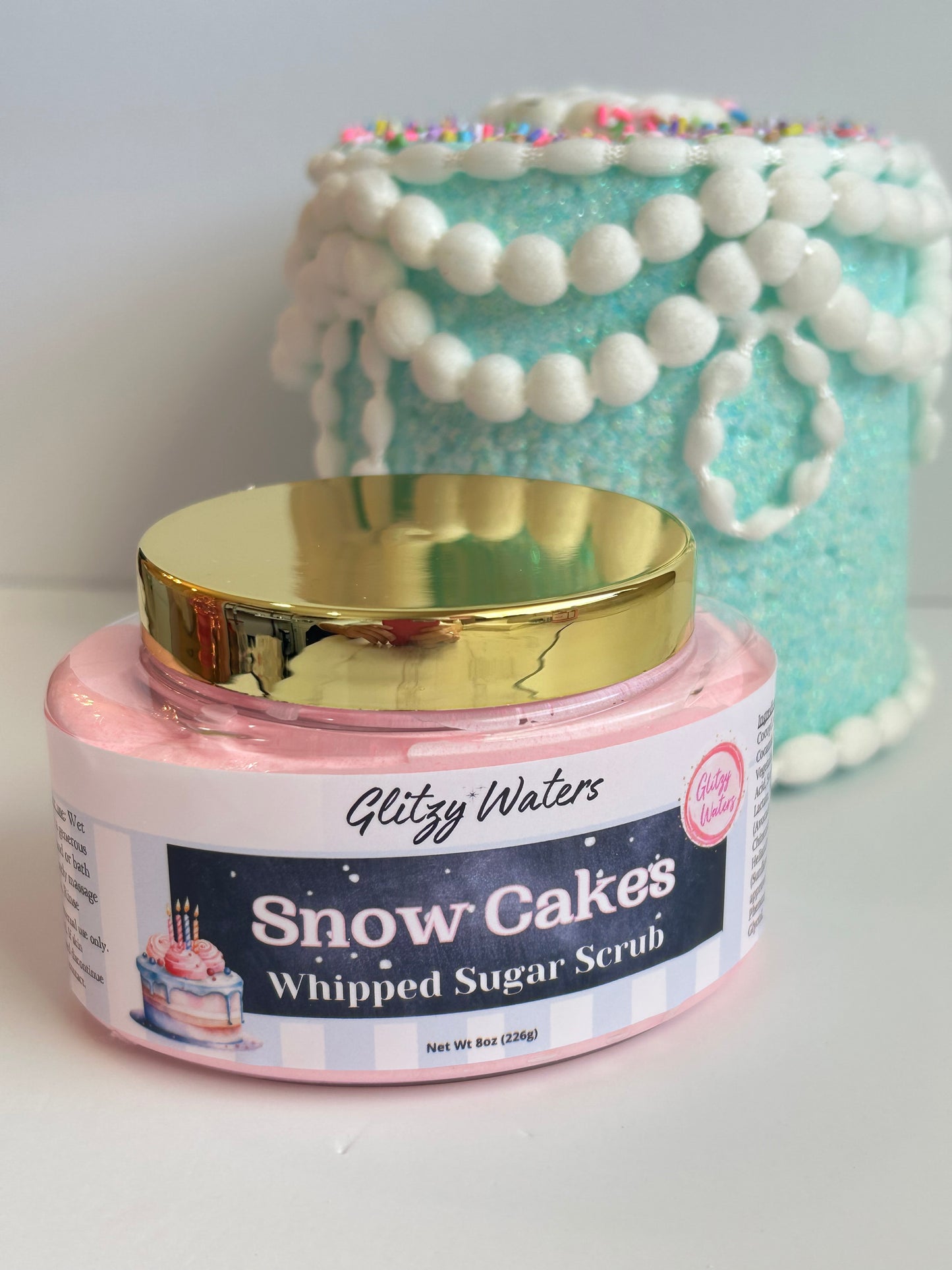Snow Cakes Sugar Scrub