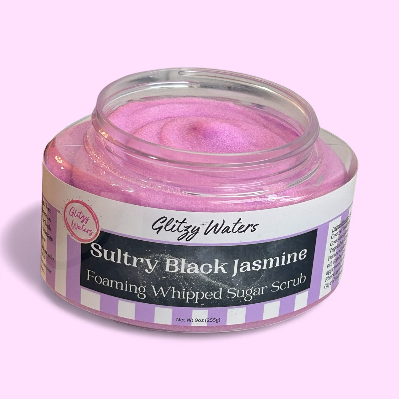 Sultry black Jasmine Sugar Scrub