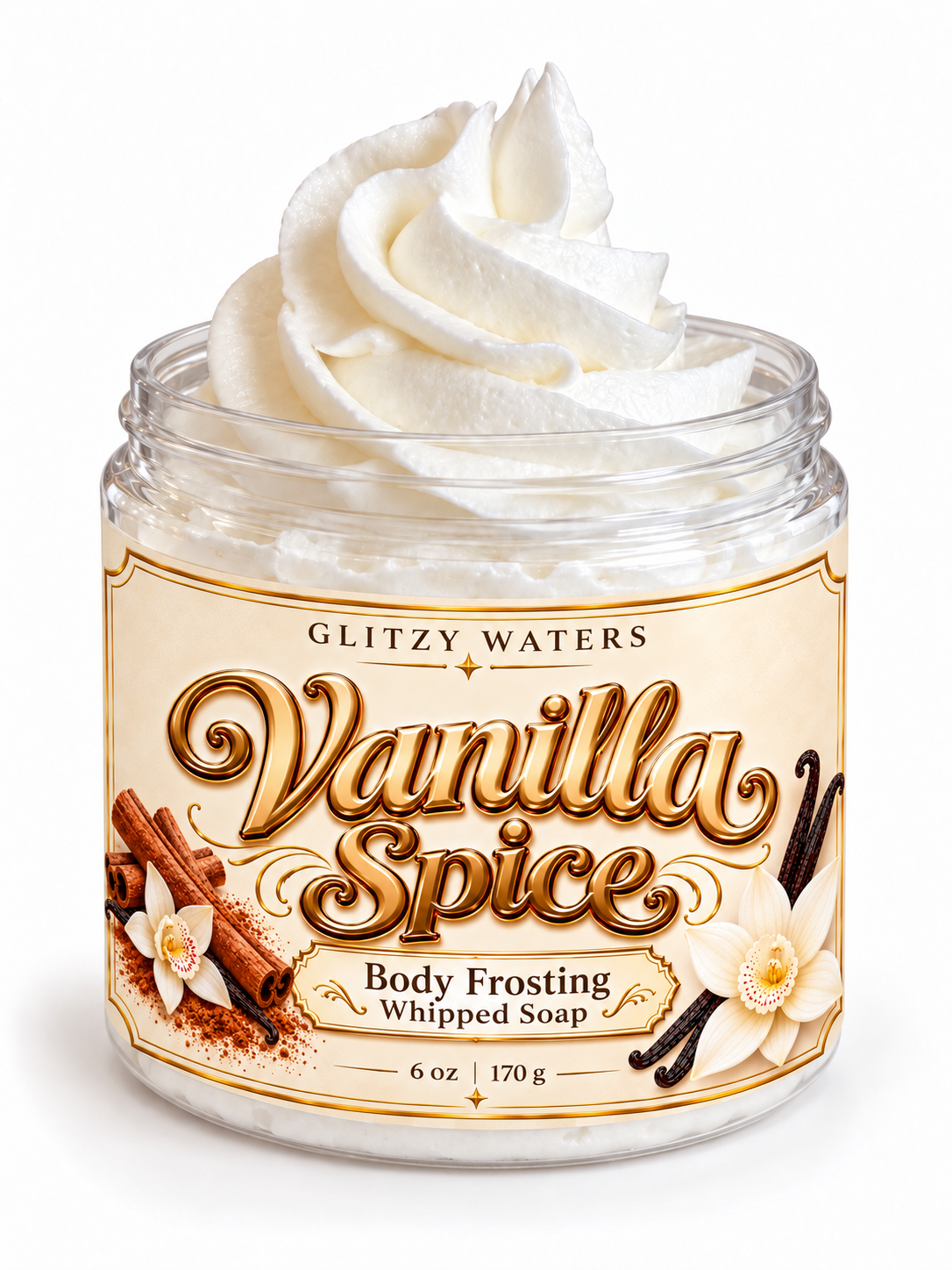 Vanilla Spice Body Frosting Whipped Soap