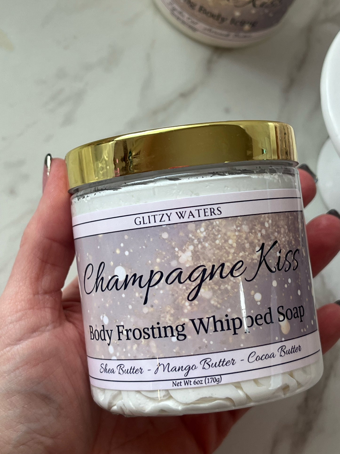 Champagne Kisses Body Frosting Whipped Soap