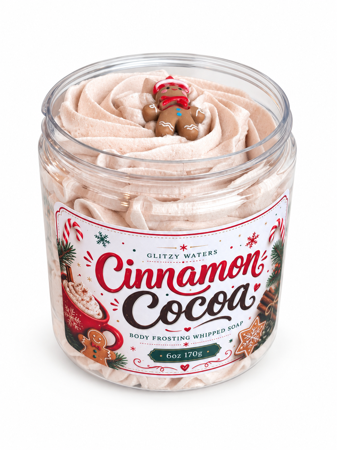 Cinnamon Cocoa Body Frosting Whipped Soap