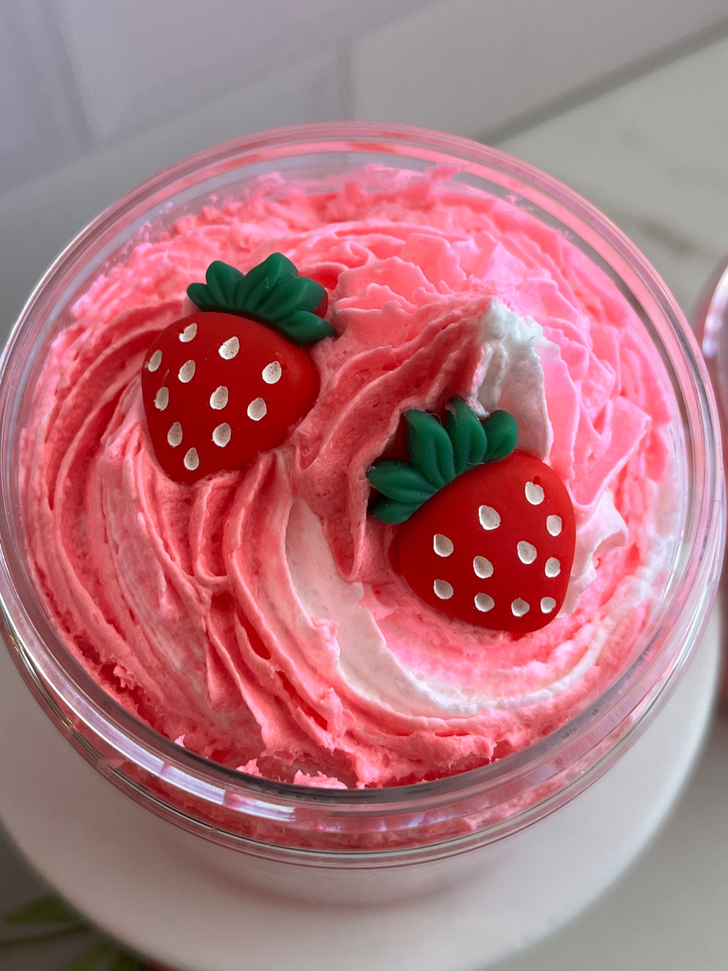 Pink Strawberry Whipped Soap