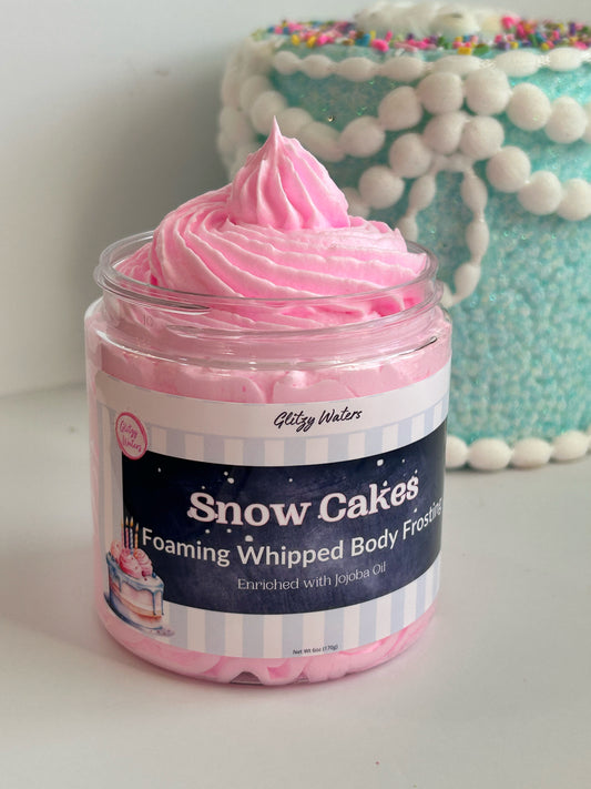 Snow Cakes Whipped Soap