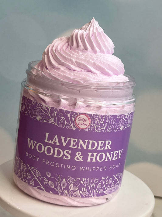 Lavender Woods & Honey Whipped Soap