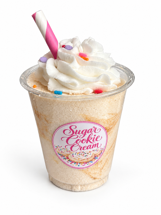 Sugar Cookie Latte Bath Bomb – handcrafted bath bomb by Glitzy Waters