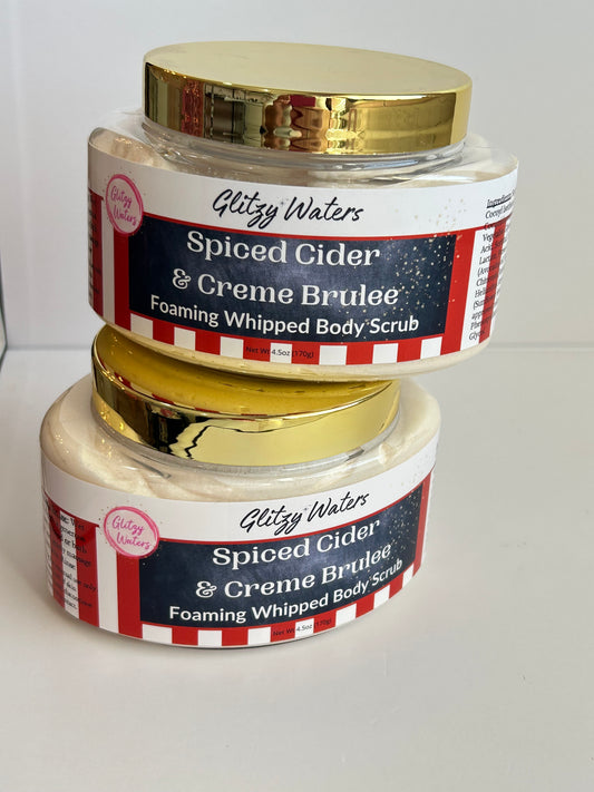 Spiced Cider and Crème Brûlée Sugar Scrub