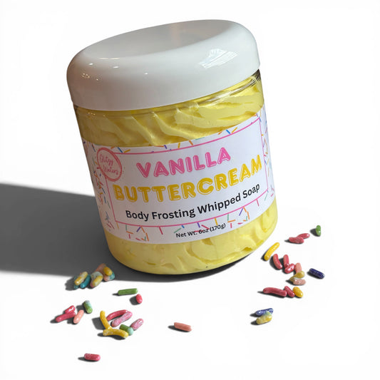 Vanilla Buttercream Body Frosting Whipped Soap