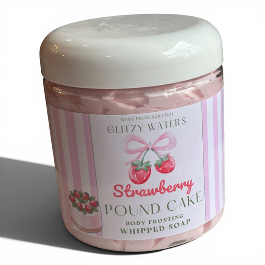 Strawberry Pound Cake Whipped Soap