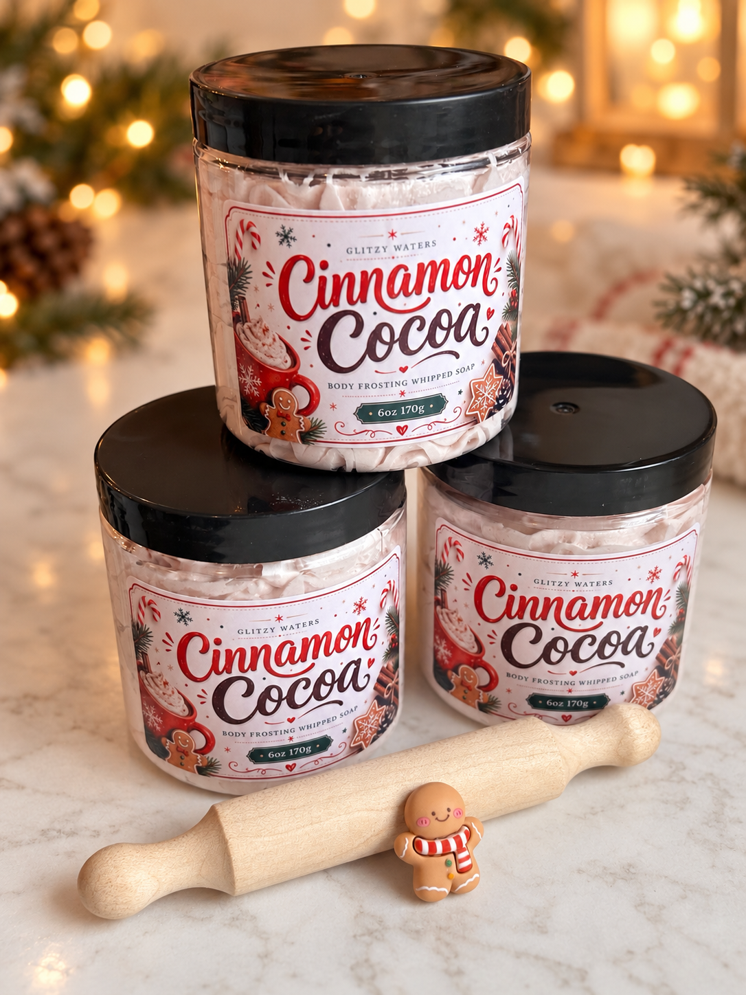 Cinnamon Cocoa Body Frosting Whipped Soap