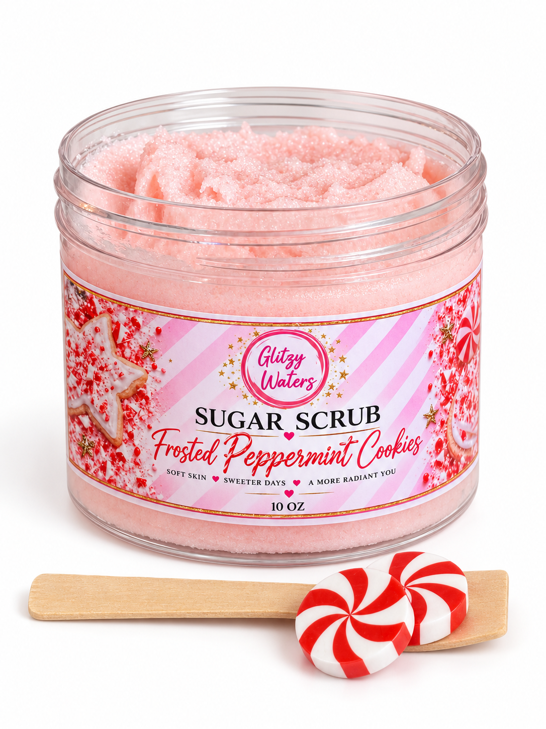 Frosted Peppermint Cookies Sugar Scrub