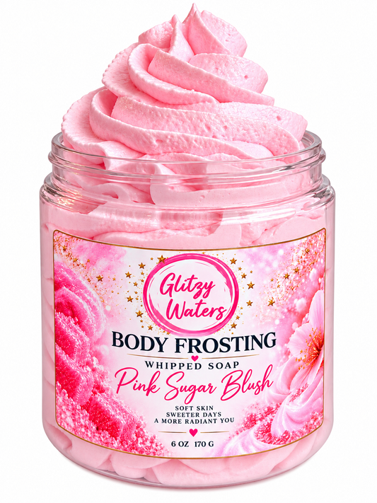Pink Sugar Blush Body Frosting Whipped Soap