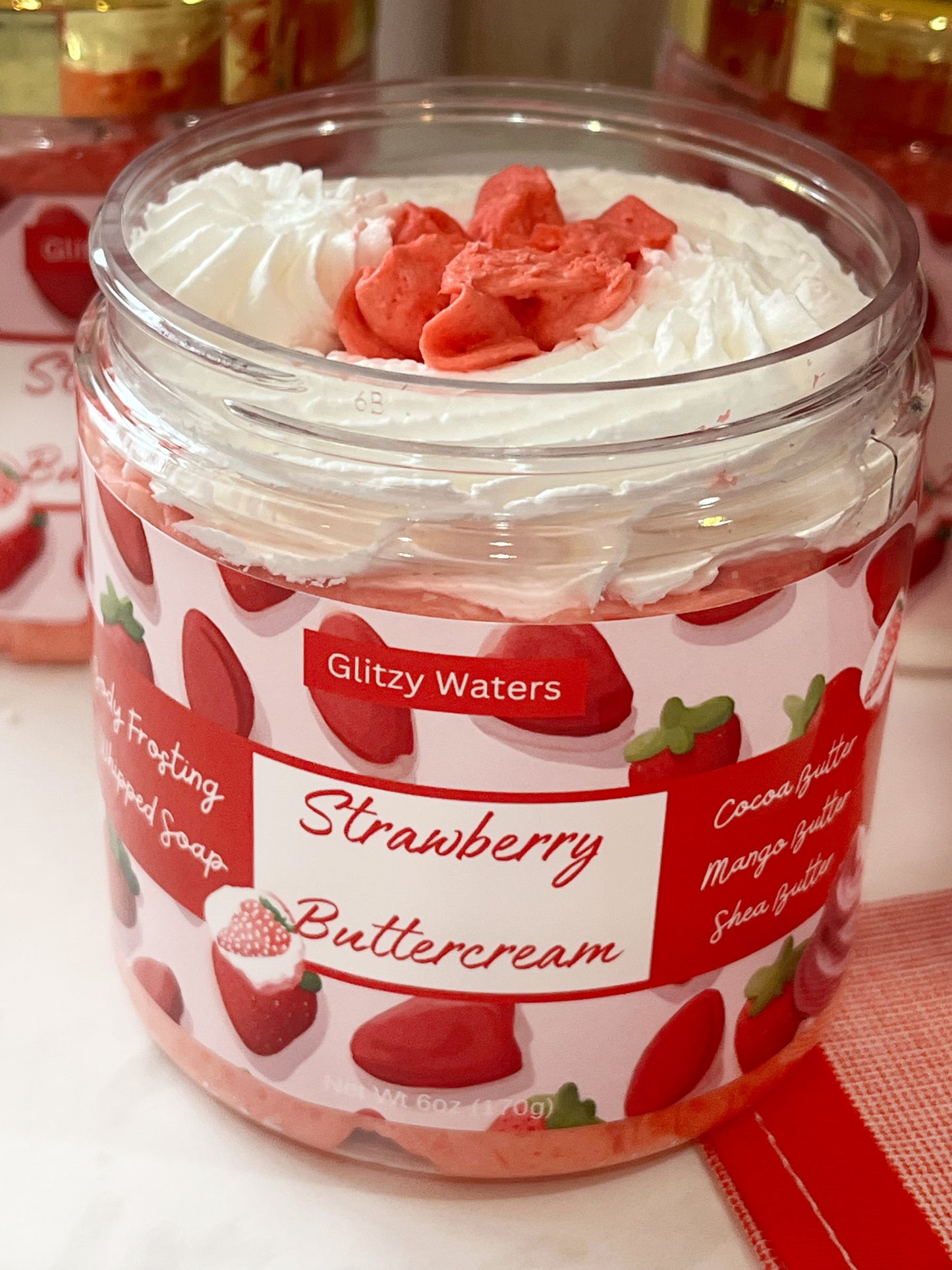 Strawberry Buttercream Whipped Soap