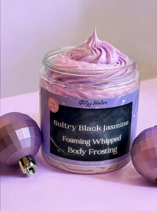 Sultry Black Jasmine Whipped Soap