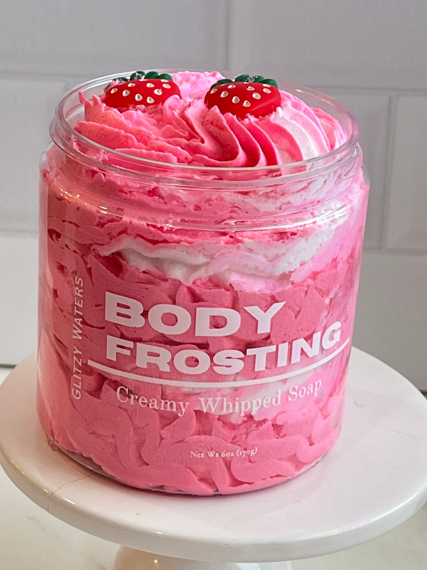 Pink Strawberry Whipped Soap