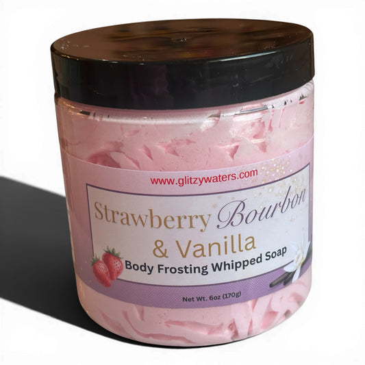 Strawberry Bourbon and Vanilla Whipped Soap
