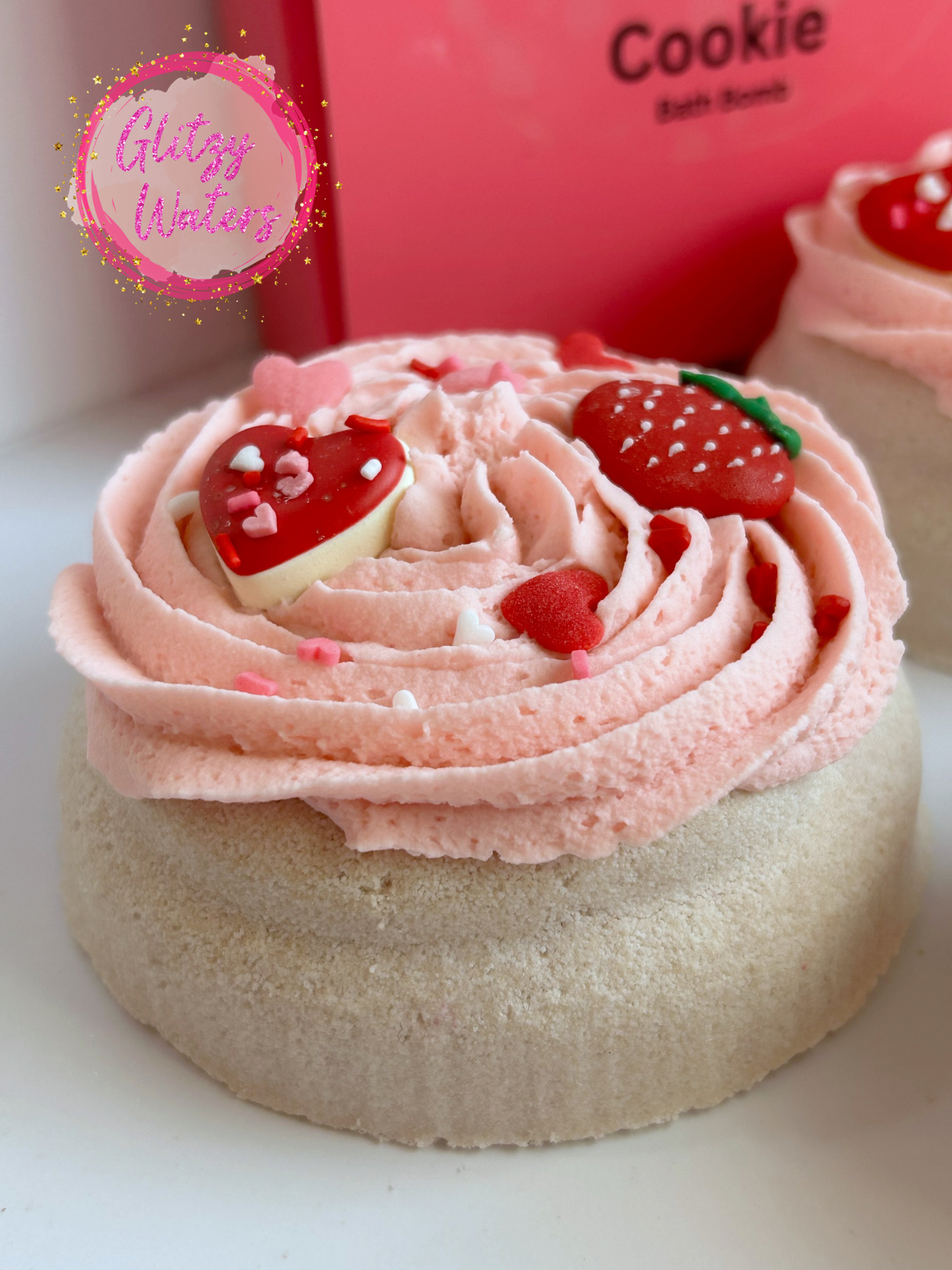 Strawberry Sugar Cookie Bath Bomb