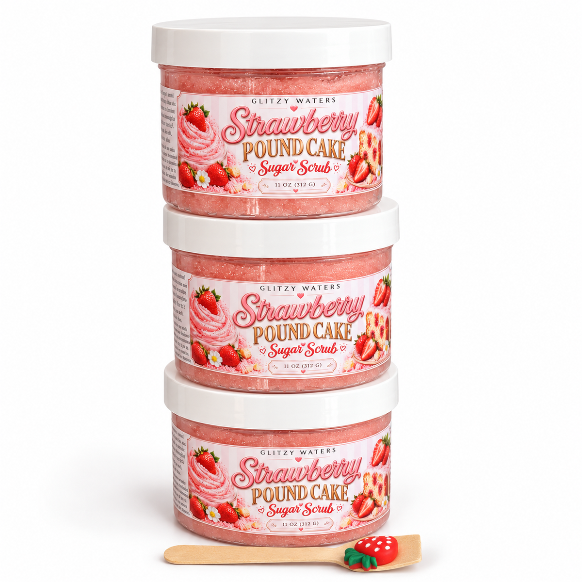 Strawberry Pound Cake  Sugar Scrub