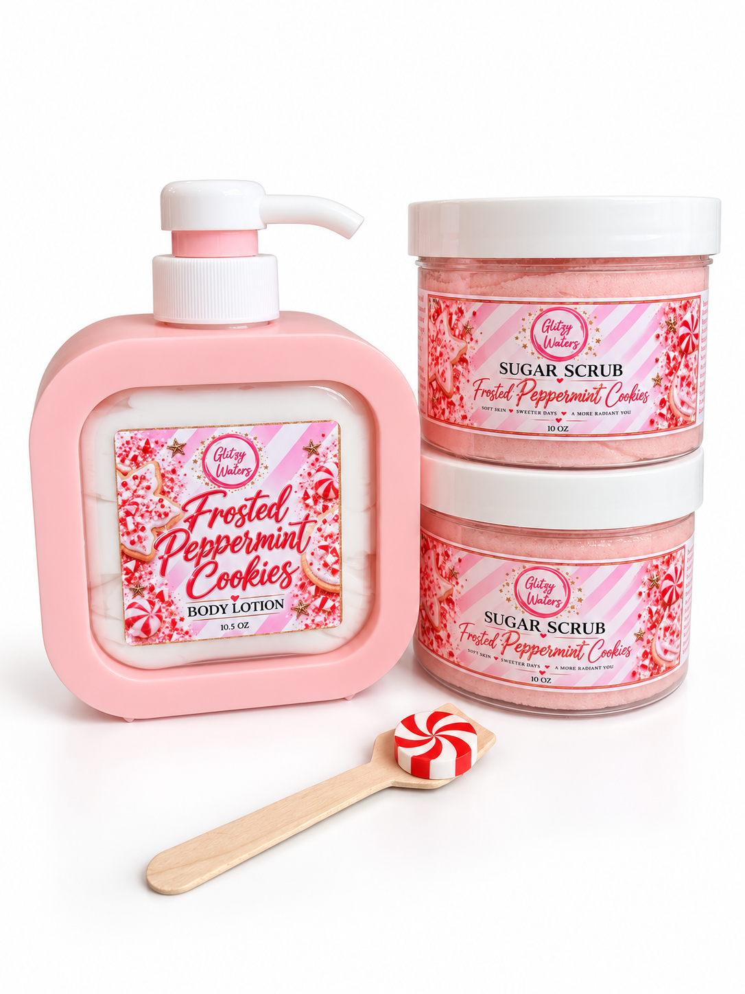 Lotion + Sugar Scrub Set — – handcrafted bath & body set by Glitzy Waters