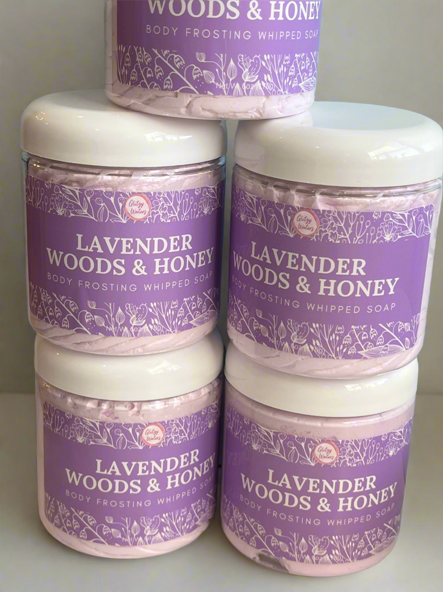 Lavender Woods & Honey Whipped Soap