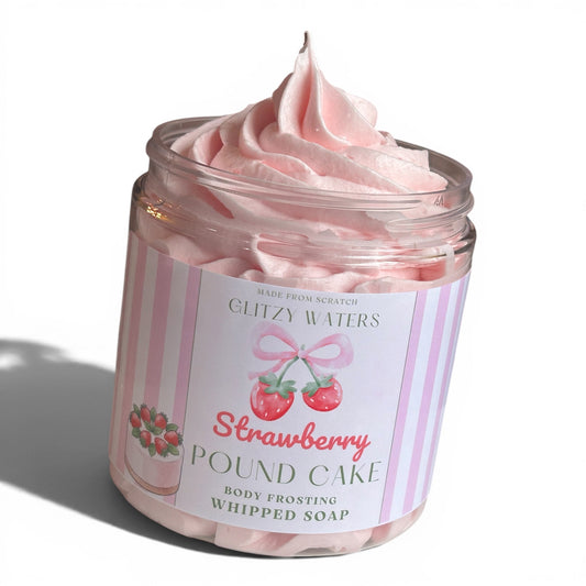 Strawberry Pound Cake Whipped Soap