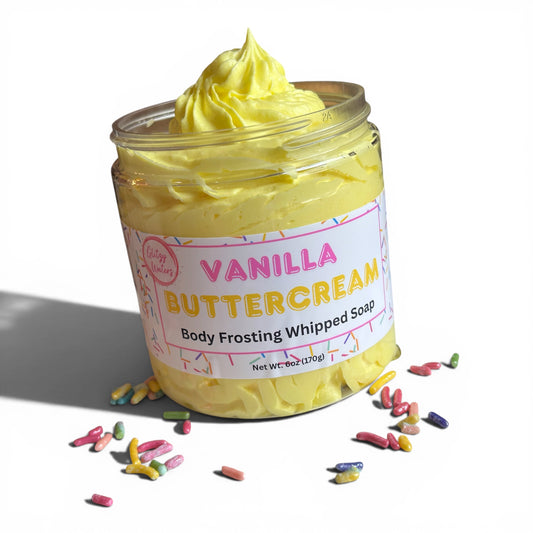 Vanilla Buttercream Body Frosting Whipped Soap