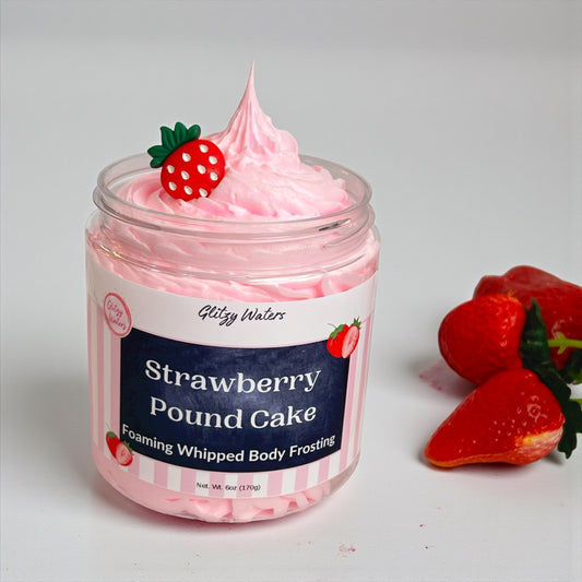 Strawberry Pound Cake Whipped Soap