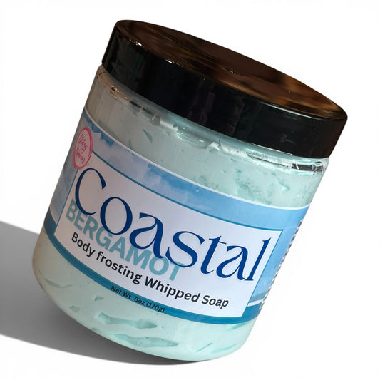 Coastal Bergamot Body Frosting Whipped Soap