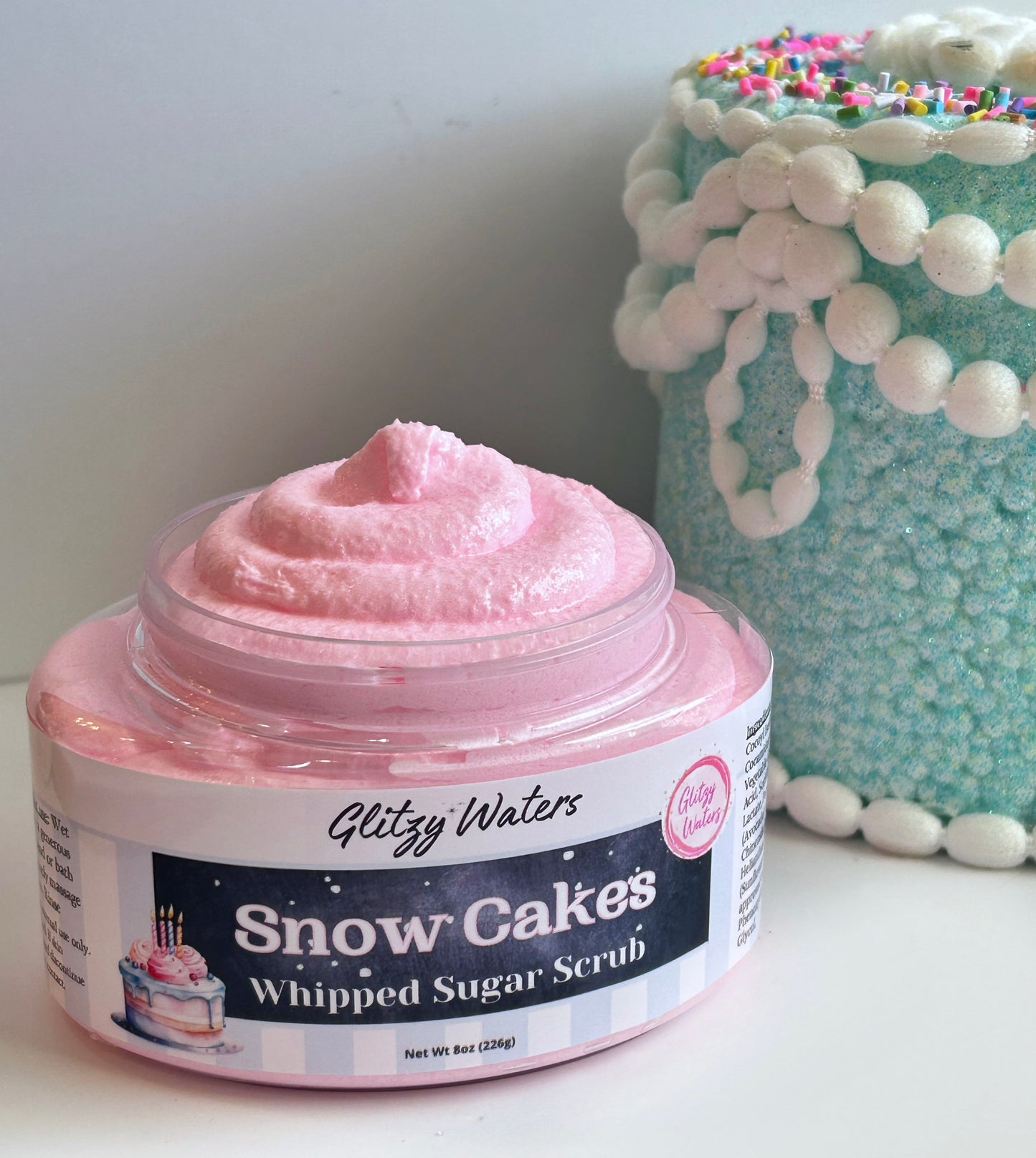 Snow Cakes Sugar Scrub