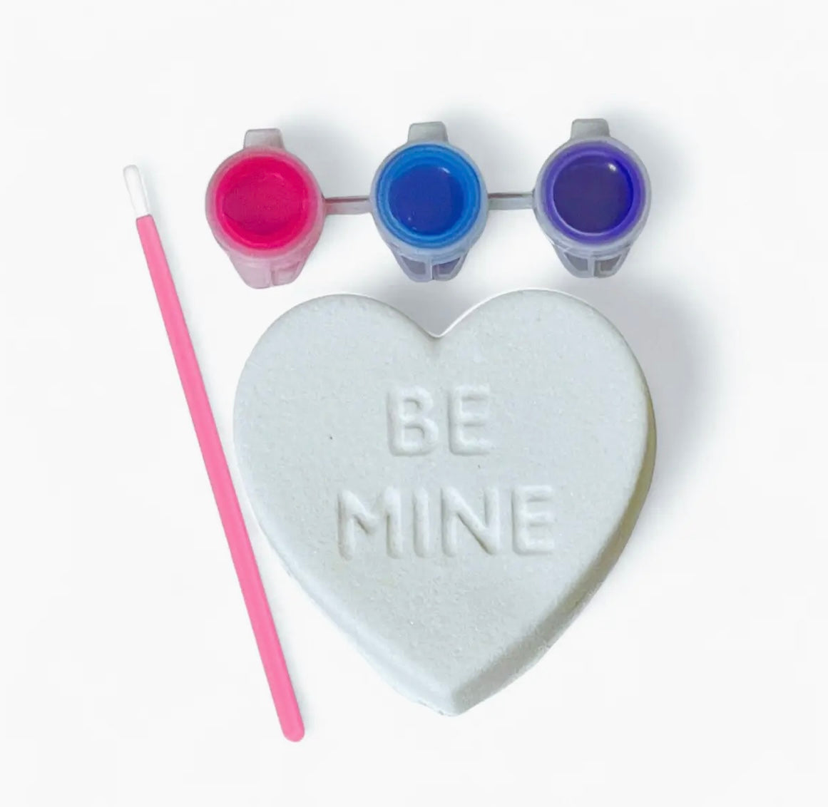 Paint your own “be mine” Bath Bomb Kit