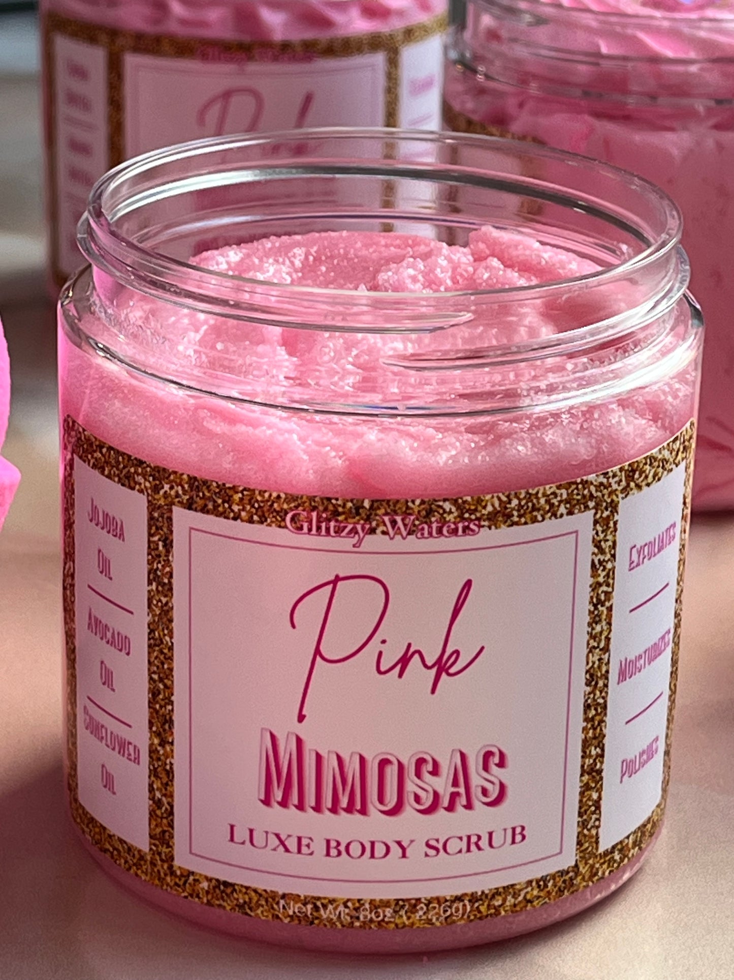Pink Mimosas Moisture Rich Body Scrub