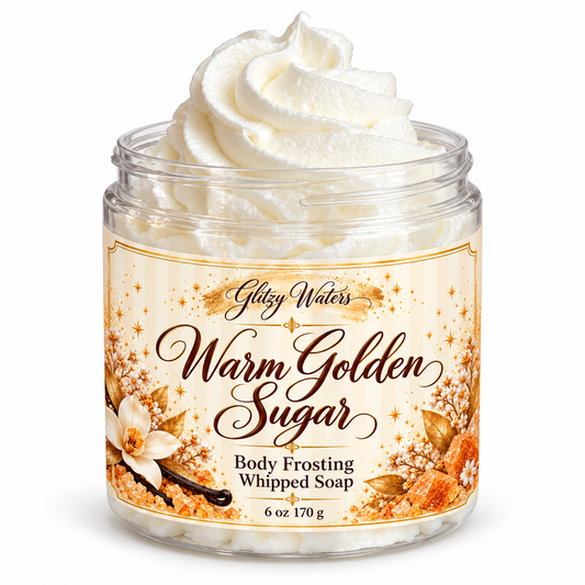 Warm Golden Sugar Body Frosting Whipped Soap