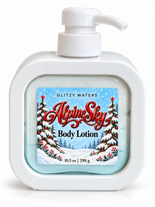 Alpine Sky Body Lotion – handcrafted body lotion by Glitzy Waters