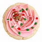 Bubble Bath Cookie in Frosted Peppermint Cookies by Glitzy Waters — frosted cookie bath treat with gingerbread topper